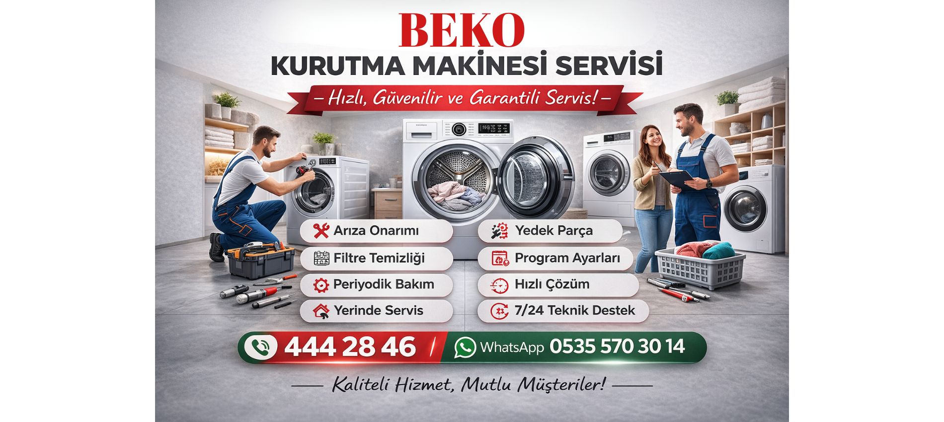Beko Kurutma Makinesi Servisi 